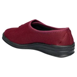 Hausschuh mit Klettverschluss "Komfort" rot