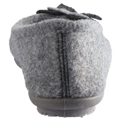 Hausschuh-Ballerina „Bärbel“ grau