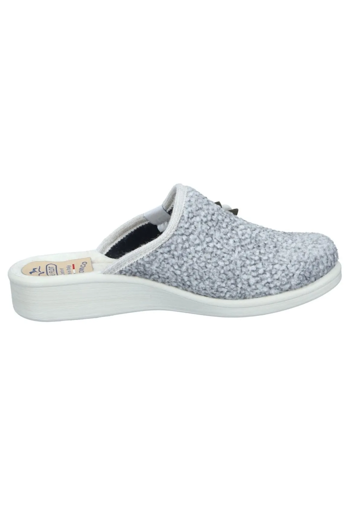 Hausschuhe hellgrau