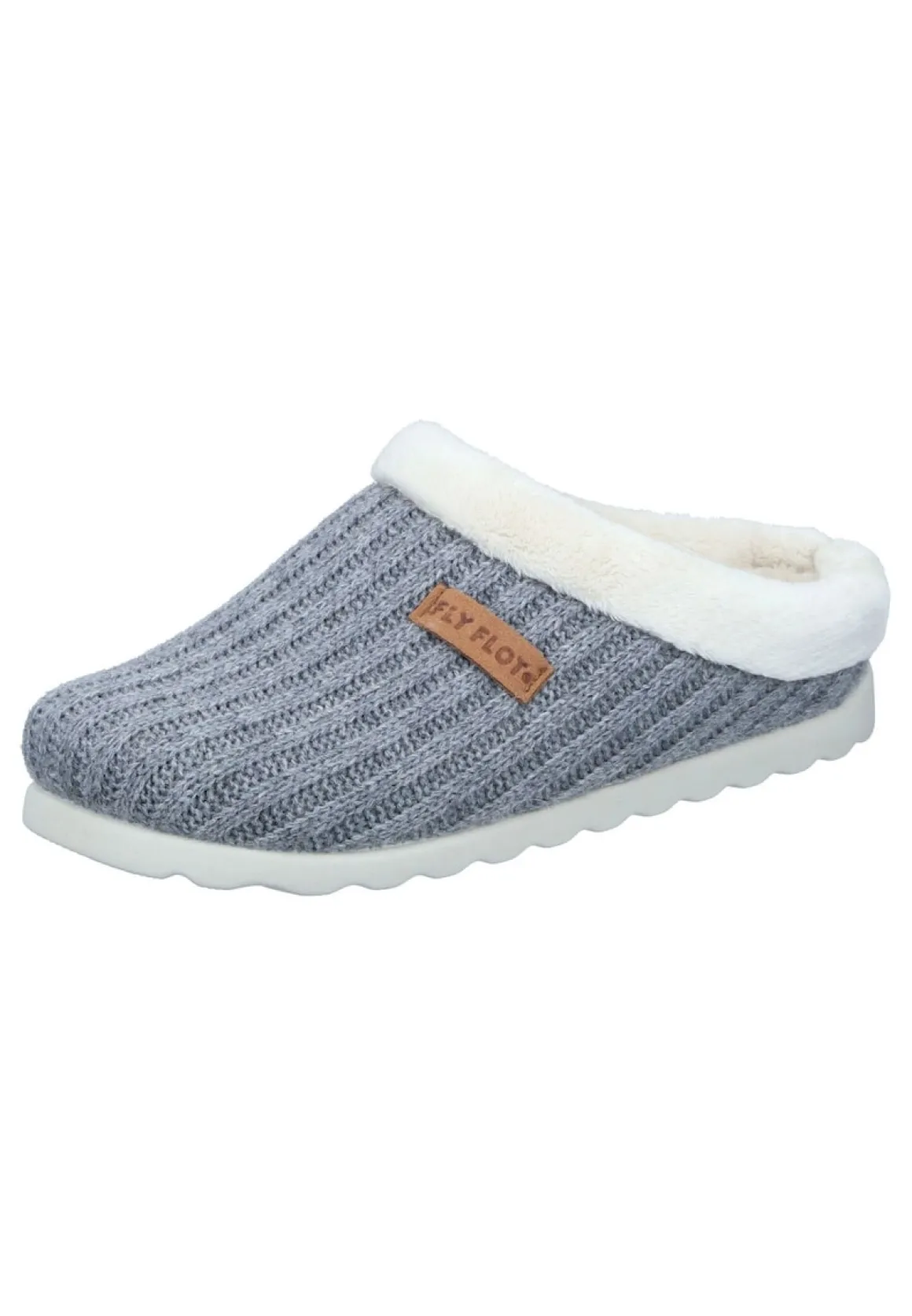 Hausschuhe hellgrau