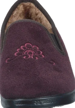 Hausschuhe pflaume