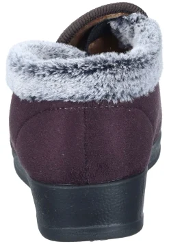 Hausschuhe pflaume