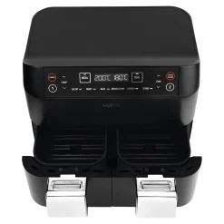 Heißluftfritteuse mit Doppelkorb, 2x 3,8 l