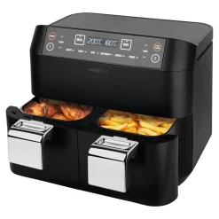 Heißluftfritteuse mit Doppelkorb, 2x 3,8 l