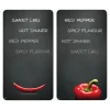 Herdabdeckplatte, 2er Pack Paprika-Chili