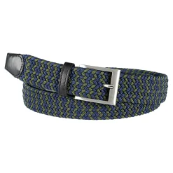 Herren-Flexigürtel oliv/blau