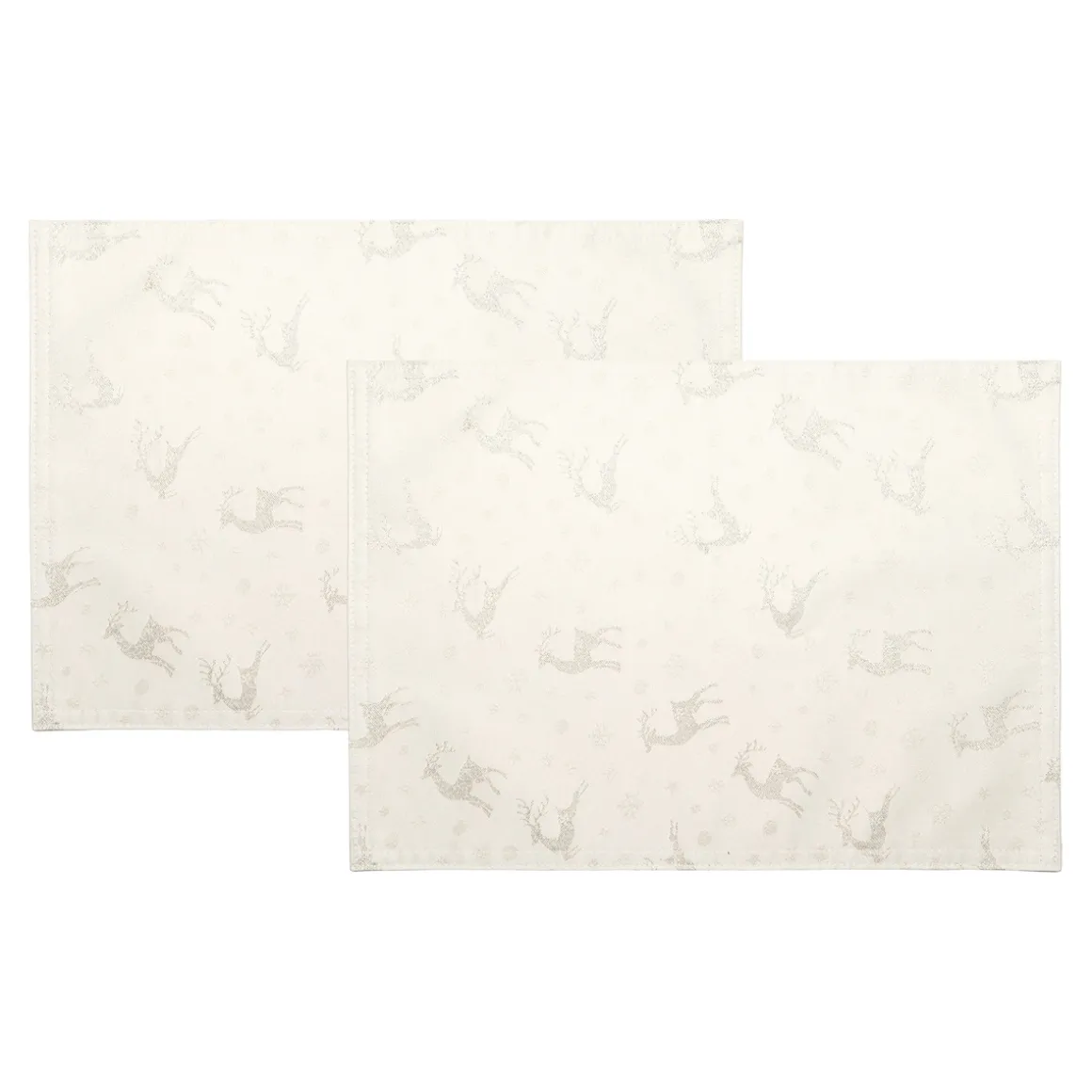 Jacquard-Platzset „Rentierzauber“, 2 Stück