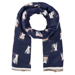 Jacquardschal „Katzenwelt“