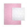 Jacquard-Tischdecken-Set "Jasmin", Tischdecke 160x130 cm + Mitteldecke 80x80 cm rosa
