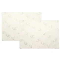 Jacquard-Tischläufer, 140x40 cm & Platzset, 2 Stück „Rentierzauber“