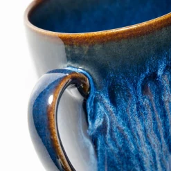 Kaffeebecher-Set, Steinzeug Eisfall