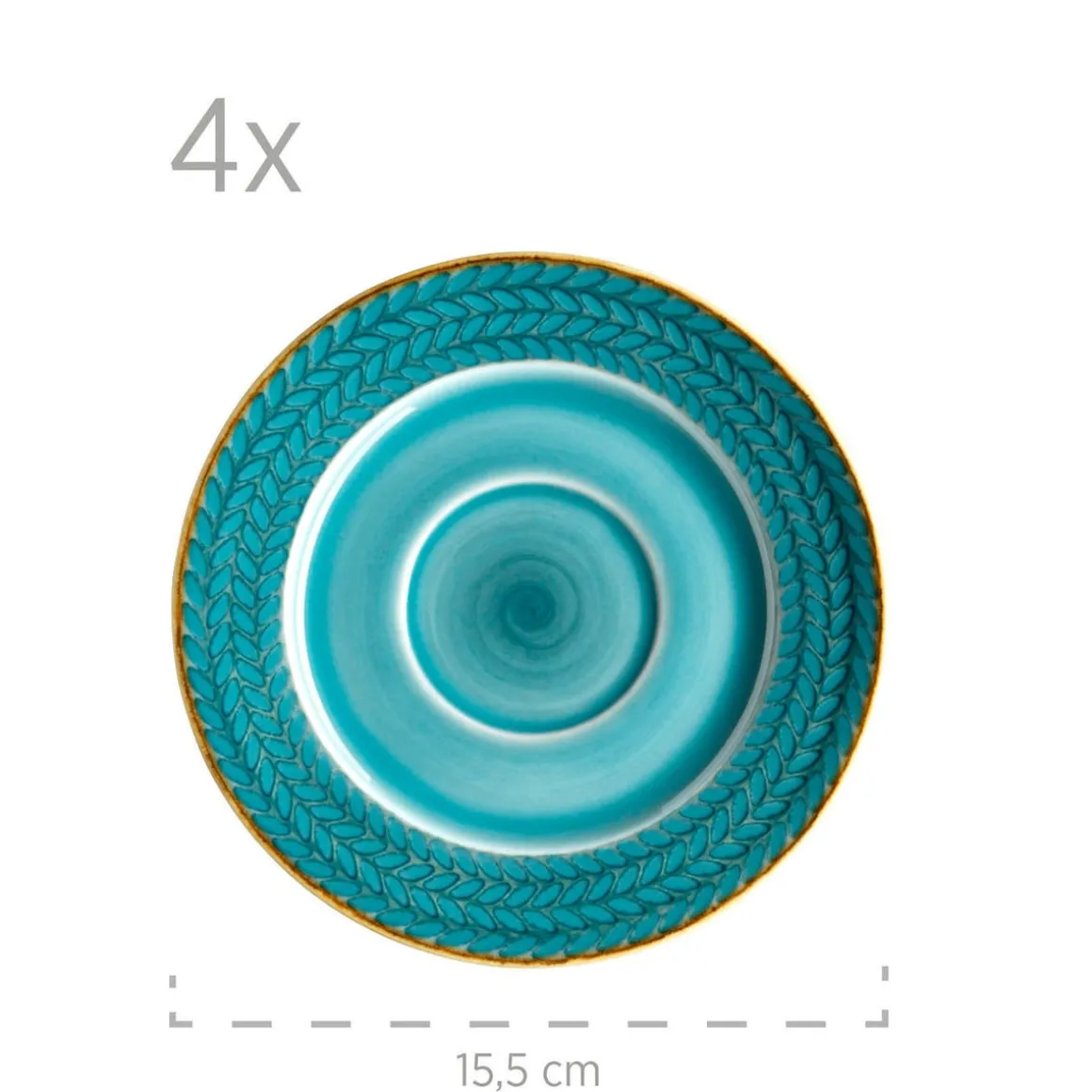 Kaffeeservice, Porzellan Prospero Blau