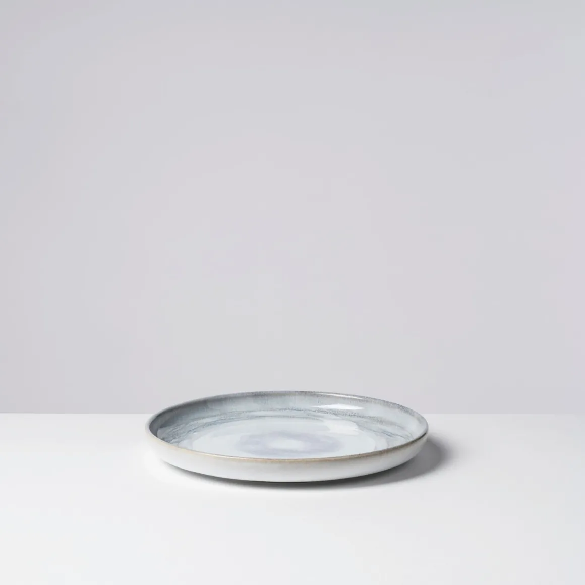 Kaffeeservice, Steinzeug TIEFER SEE Grau / Weiß