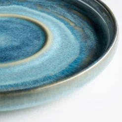 Kaffeeservice, Steinzeug TIEFER SEE Blau / Grün