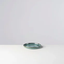 Kaffeeuntertassen-Set, Steinzeug TIEFER SEE Blau / Grün