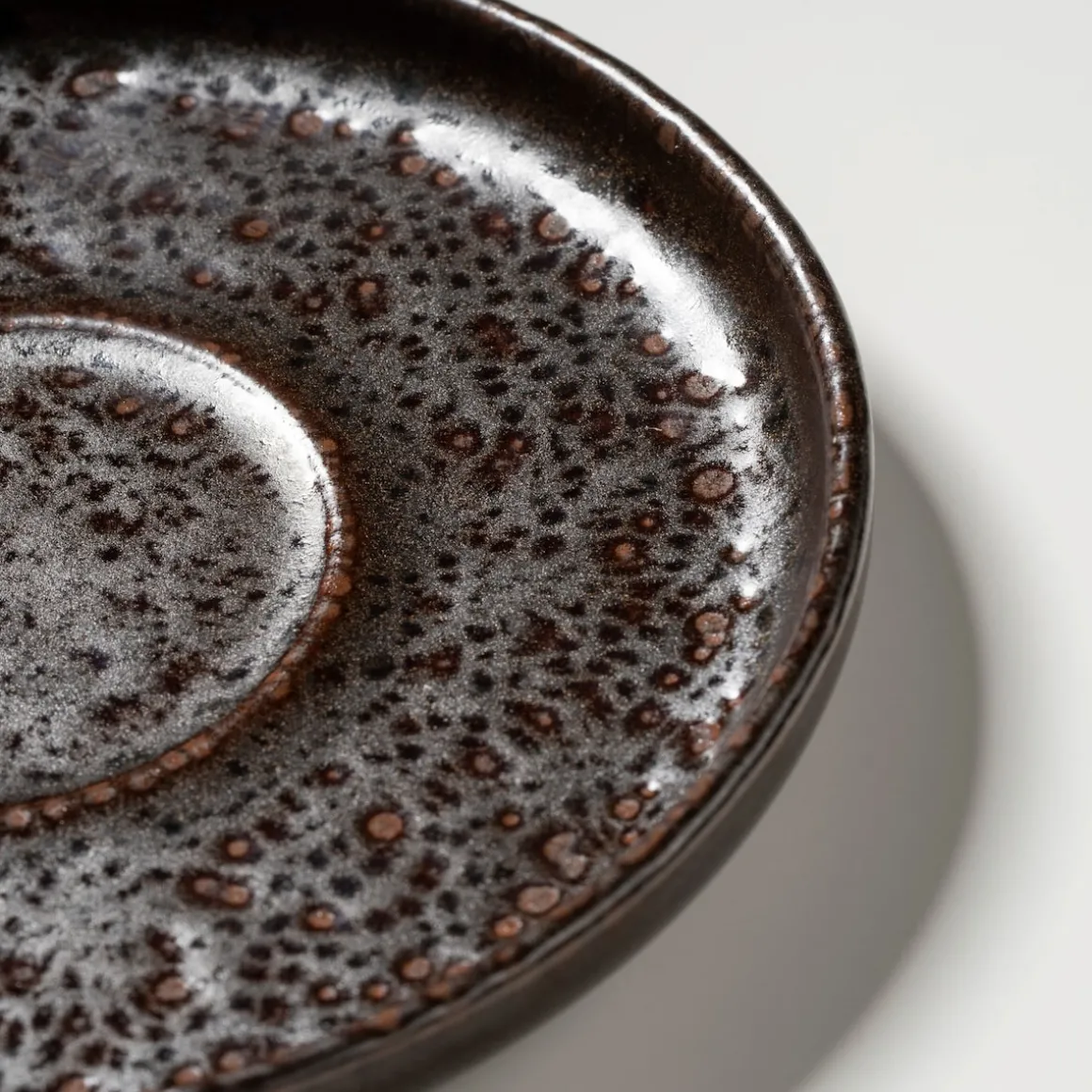 Kaffeeuntertassen-Set, Steinzeug Glockenklang