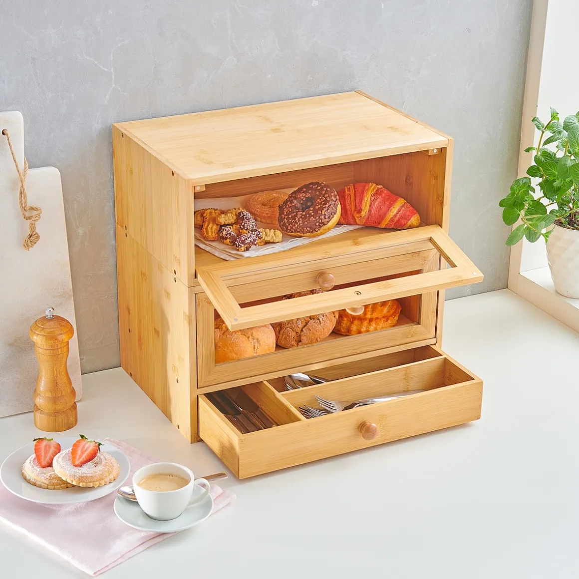 Küchenregal inkl. Schublade