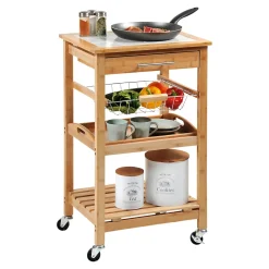 Küchenwagen mit hitzebeständiger Abdeckplatte