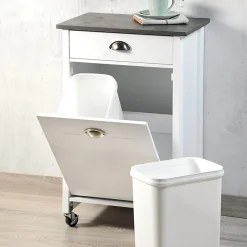 Küchenwagen mit Mülltrennsystem und Schublade