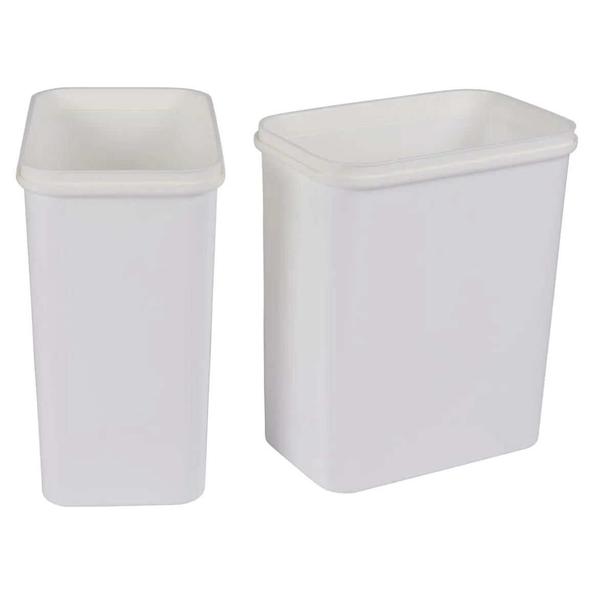 Küchenwagen mit Mülltrennsystem Eiche, weiß