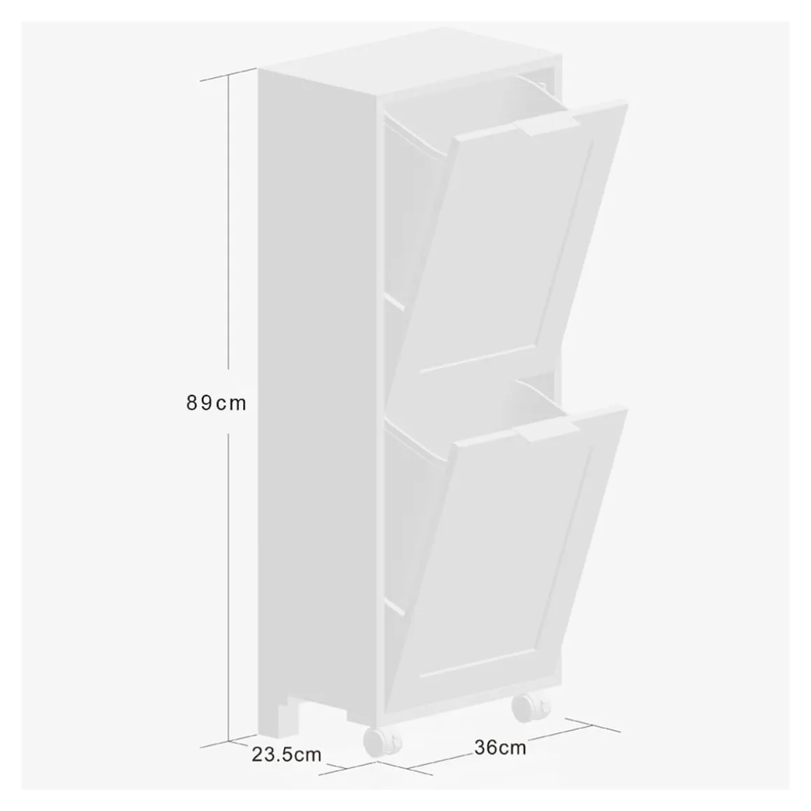 Küchenwagen mit Mülltrennsystem