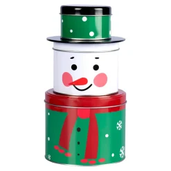 Keksdosen-Set, 3-teilig Snowman