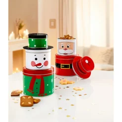 Keksdosen-Set, 3-teilig Snowman