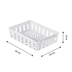 Kühlschrank-Korbset, 3 Stück