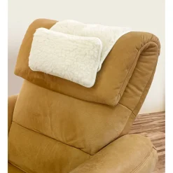 Kissen mit Schurwolle natur