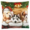 Kissenhülle Weihnachtshündchen