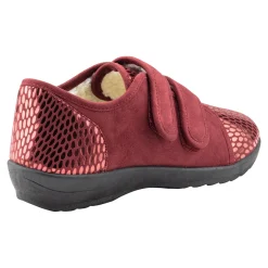 Klett-Pantolette "Petra" bordeaux