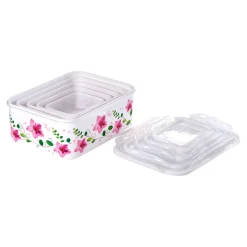 Klickdosen-Set "Clematis", 10-teilig