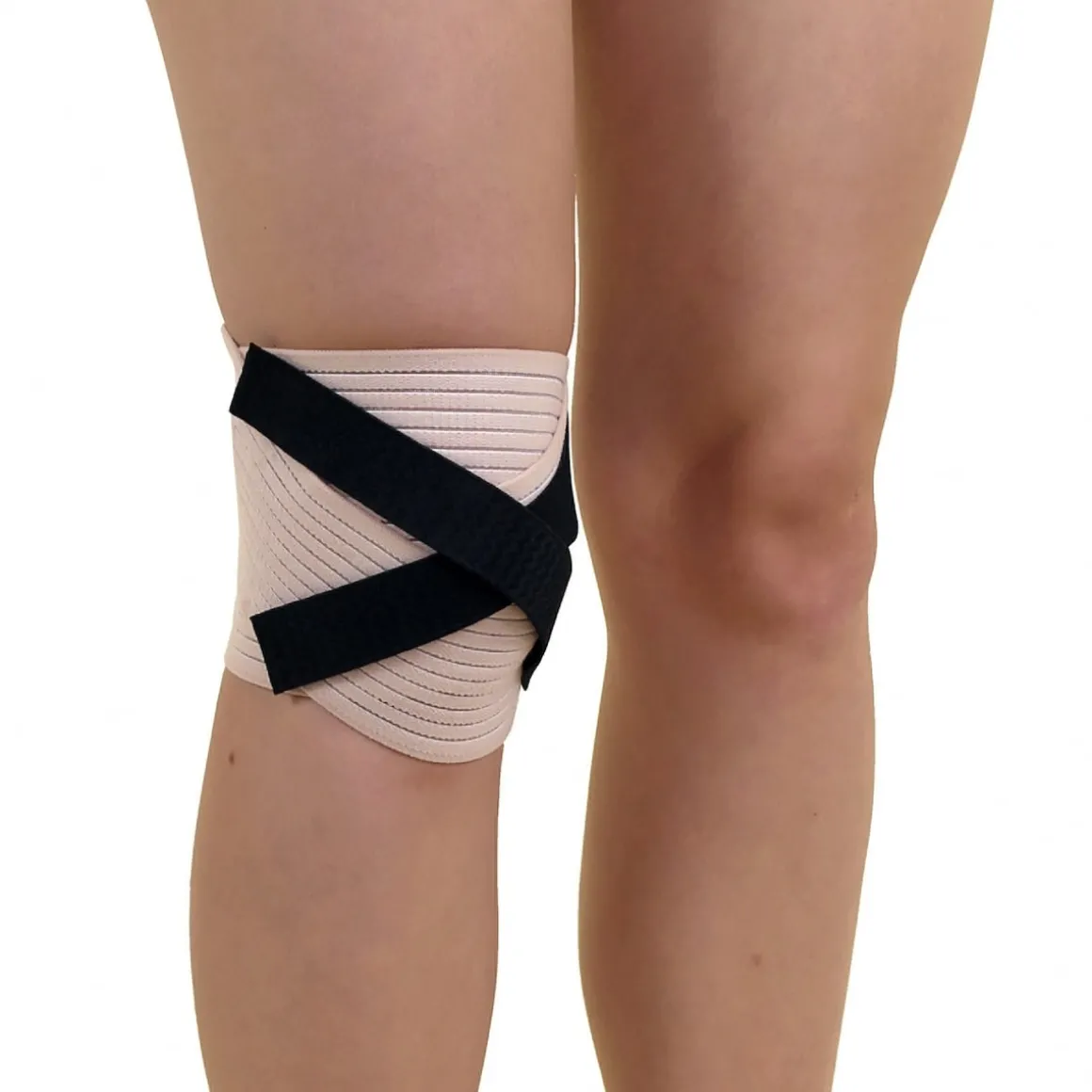 Knie Bandage Extra stark 2 St. beige Beige