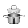 Kochtopf, Edelstahl Sanvito 1 x Topf, 1 x Deckel