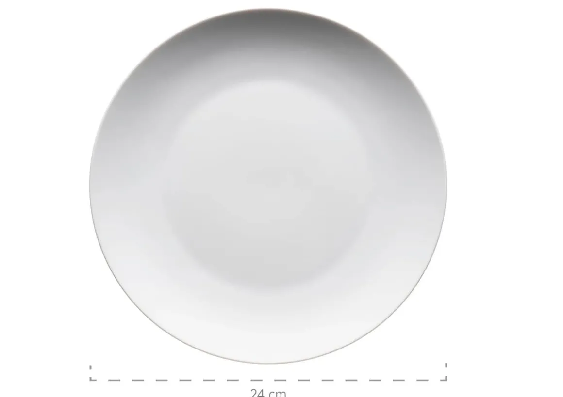 Kombiservice, Porzellan BARCA 6 x Speiseteller, 6 x Suppenteller, 6 x Dessertteller, 6 x Kaffeetasse, 6 Kaffeeuntertasse