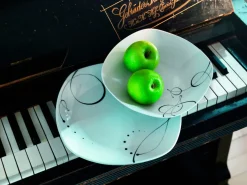 Kombiservice, Porzellan CHANSON 6 x Speiseteller, 6 x Suppenteller, 6 x Dessertteller, 6 x Kaffeetasse, 6 Kaffeeuntertasse