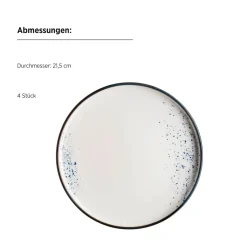 Kombiservice, Porzellan Pintar Beige / Blau