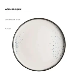 Kombiservice, Porzellan Pintar Beige / Blau