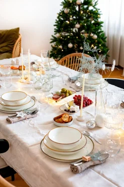 Kombiservice, Porzellan Pintar Beige / Braun