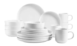 Kombiservice, Steinzeug ALENIA Weiß