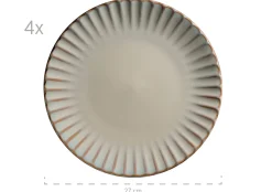 Kombiservice, Steinzeug Confino Beige