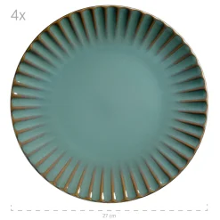Kombiservice, Steinzeug Confino Petrol
