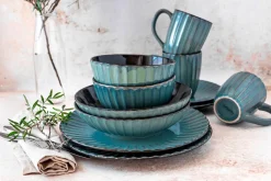 Kombiservice, Steinzeug Confino Petrol