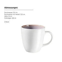 Kombiservice, Steinzeug Elea Flieder