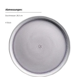 Kombiservice, Steinzeug Elea Flieder