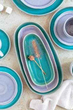 Kombiservice, Steinzeug Elea Flieder