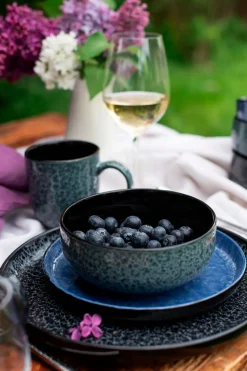 Kombiservice, Steinzeug Filippa Schwarz