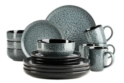 Kombiservice, Steinzeug Filippa Grün