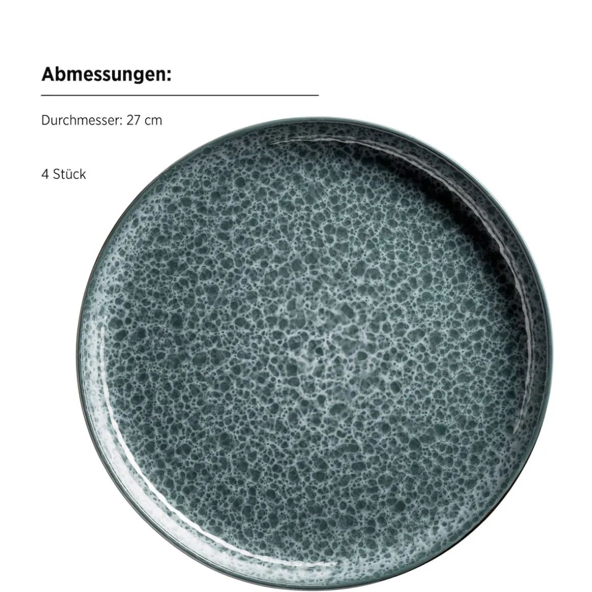 Kombiservice, Steinzeug Filippa Grün