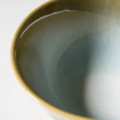 Kombiservice, Steinzeug Flussufer blau, grün, weiß